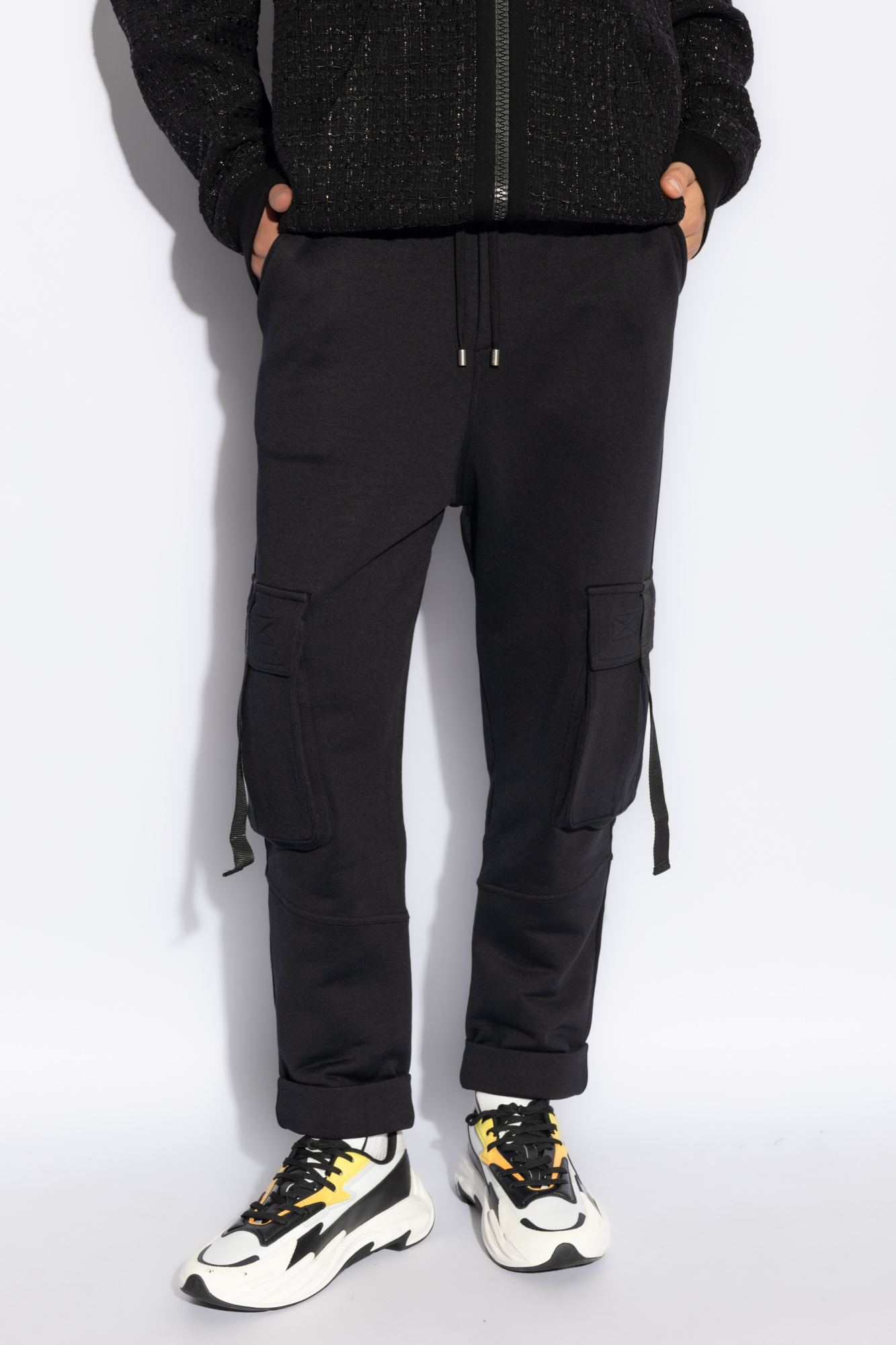 Black Sweatpants with logo Balmain Vitkac Canada